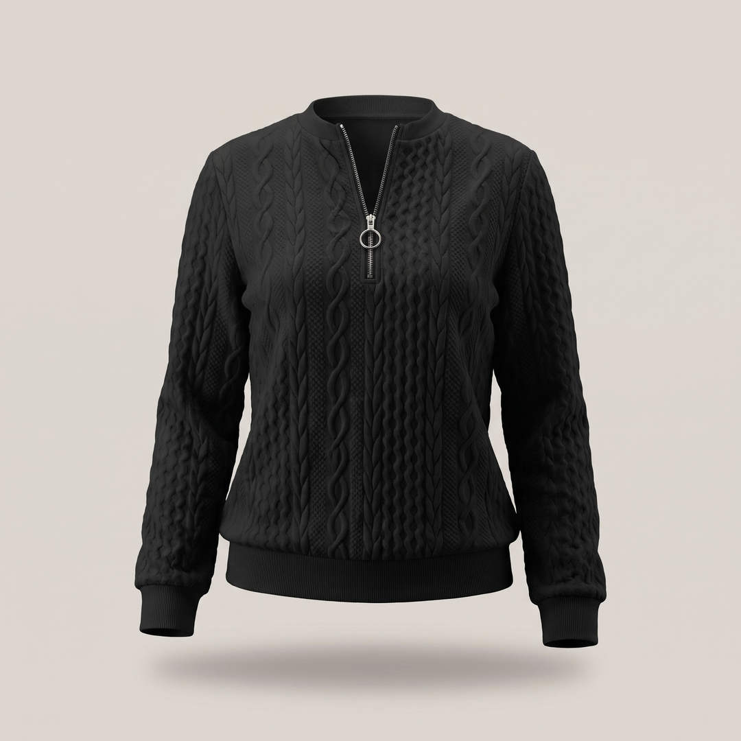 Emily | Casual and Comfortable Women's Zip-Up Sweater