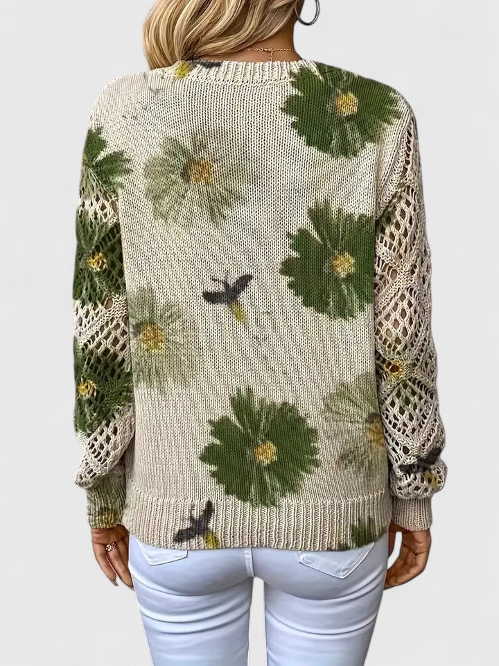Aurélie | Elegant Jumper with Floral Print