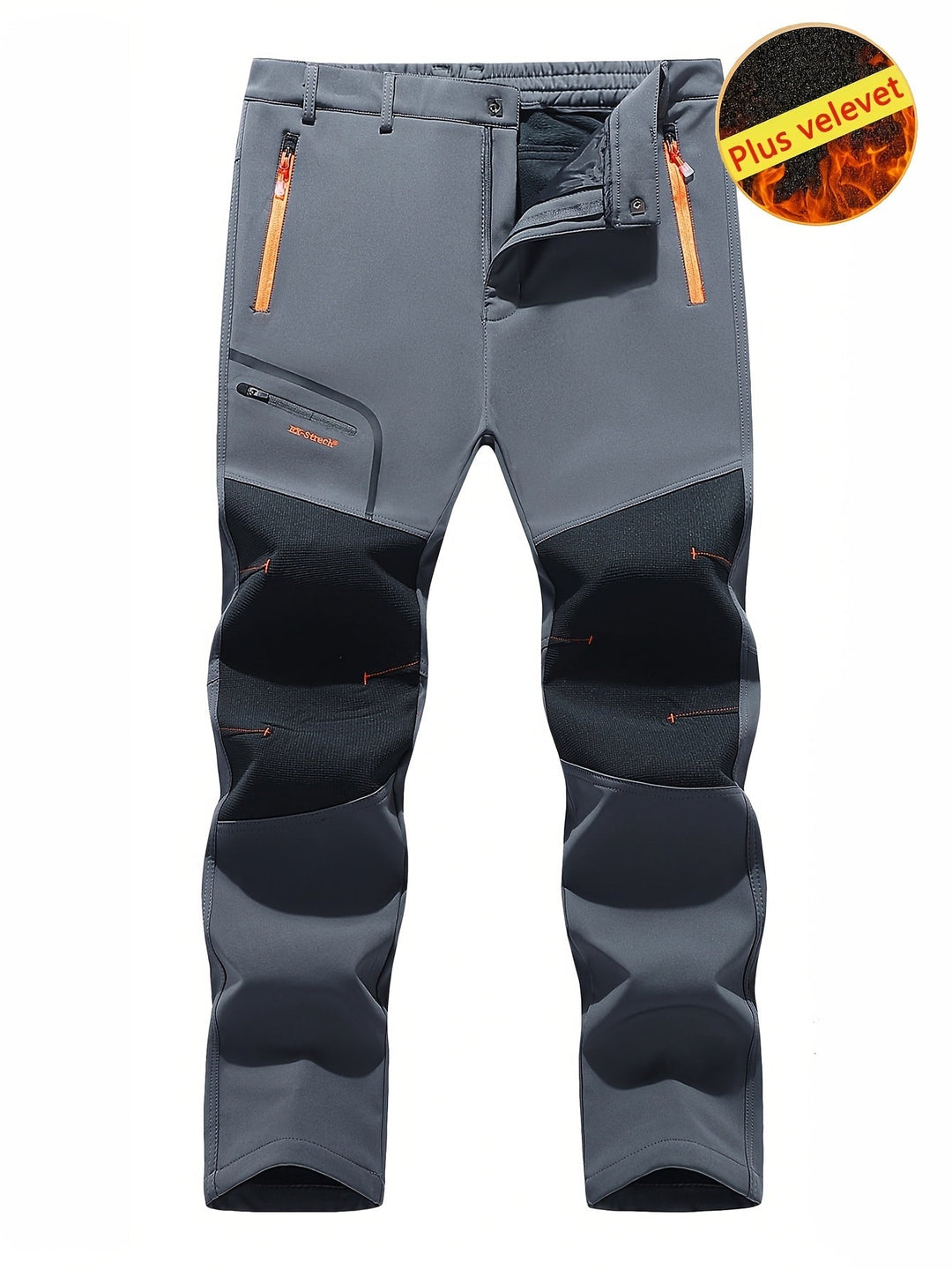 Ski Pants 25' Windproof Bib Pants with Adjustable Straps AlpineGlide TP Essential, view 4 - Elena Harper