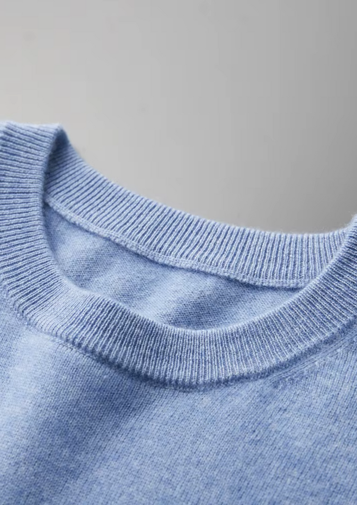 Emma & Rose merino wool crewneck top — premium knitwear