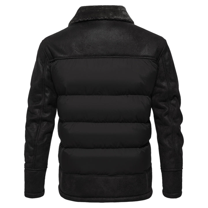 Alexandre - Elegant Vintage Down Jacket with Fur Collar