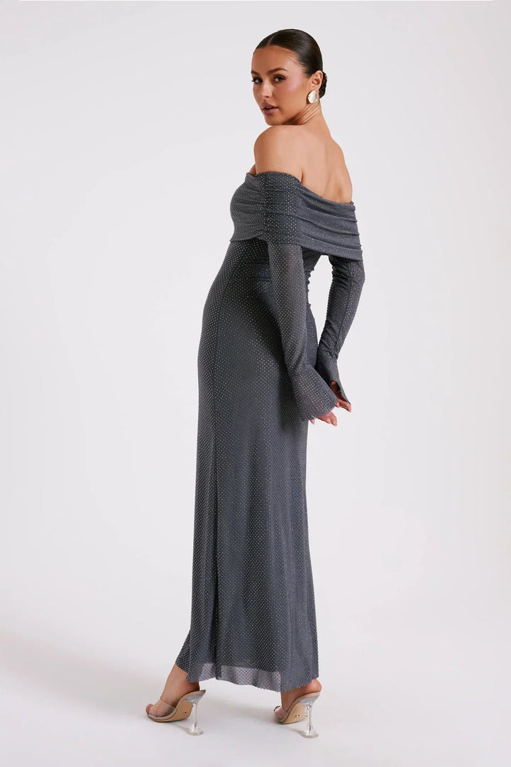 Astella Spray Dress, view 6 - Elena Harper