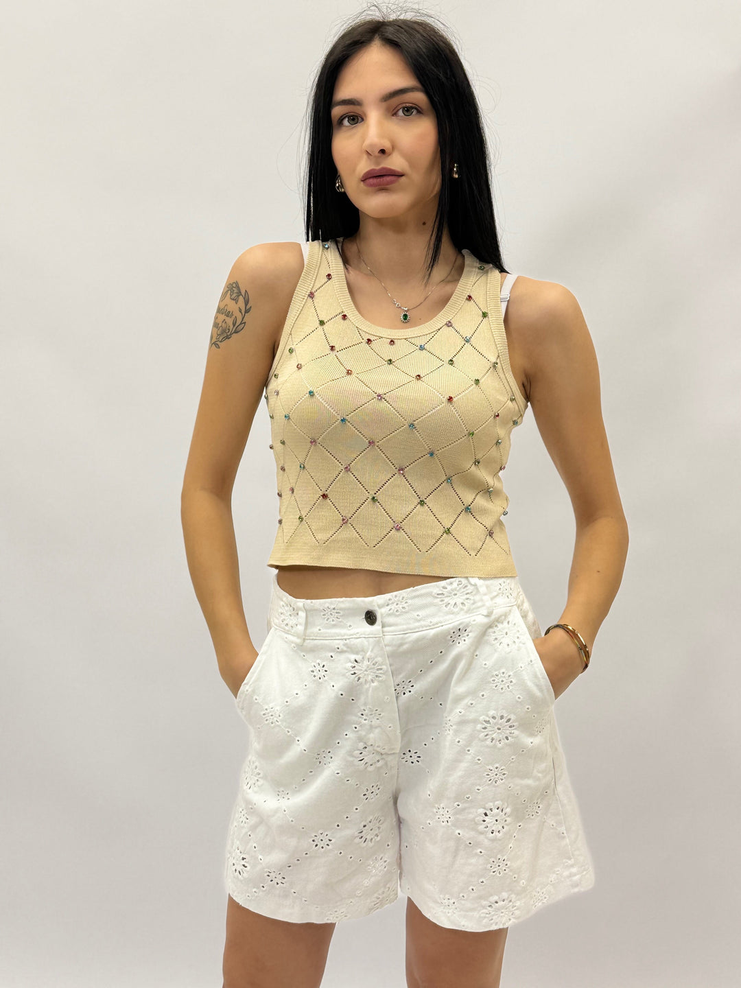 Elke™  |  Jewelled Tank Top
