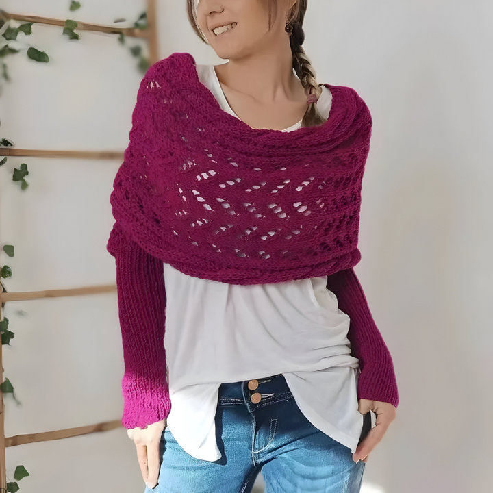Saren™ | Warm Knitted Scarf