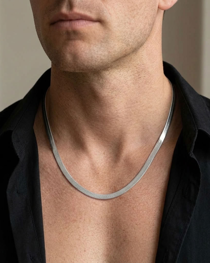 5 Mm Snake Chain Necklace for Men