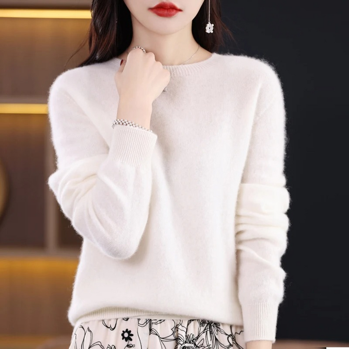 Women's Round Neck Soft Luxury Warm Sweater (S-5XL)