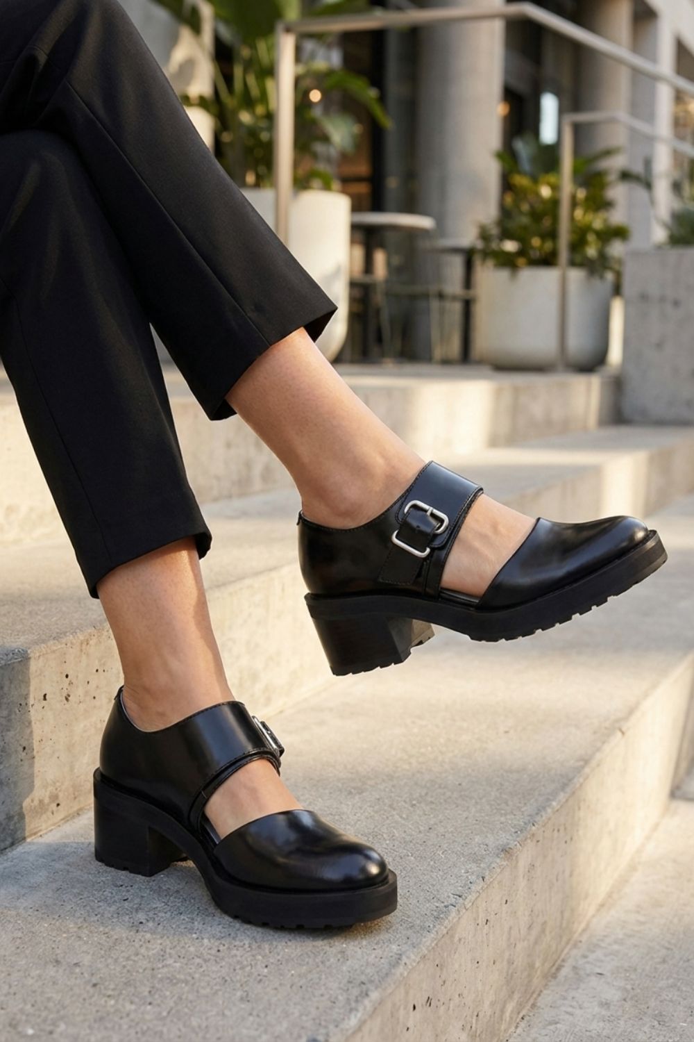 Women's Platform Loafer | Black