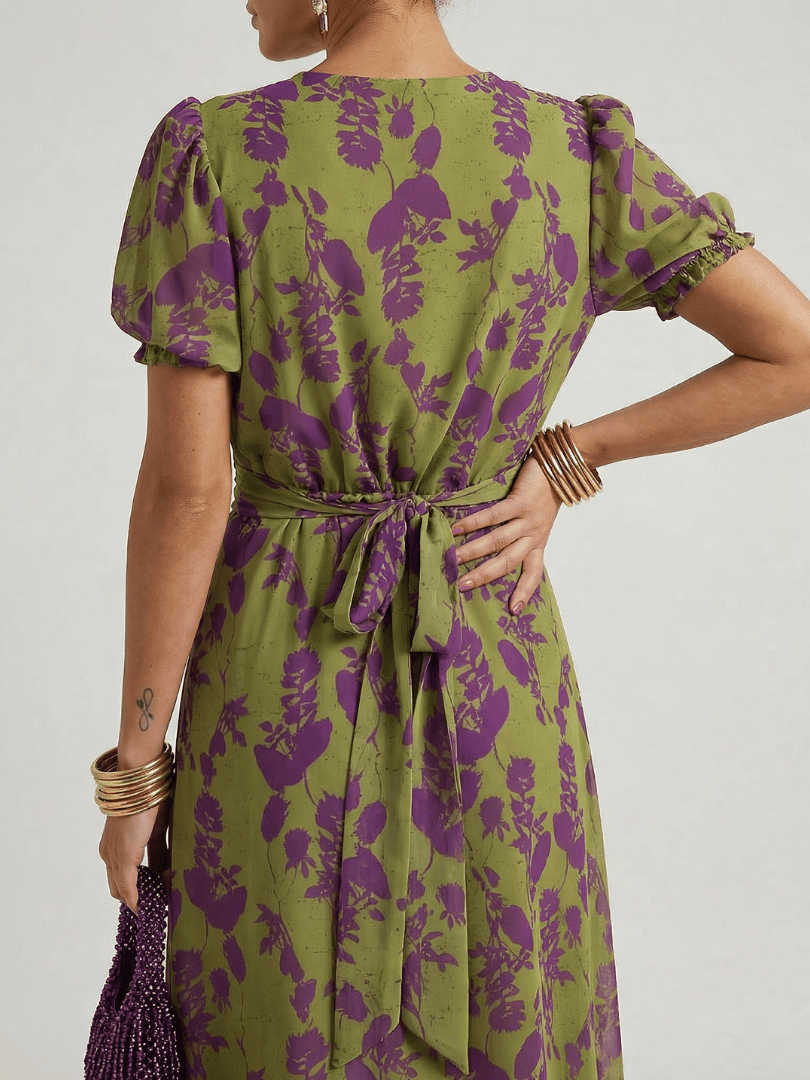 Virel™  |  Relaxed Floral Midi Dress