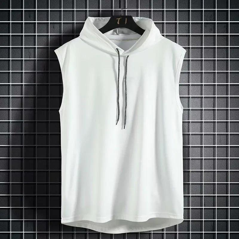 HARRINGTON OXFORD | SLEEVELESS HOODIE FOR MEN