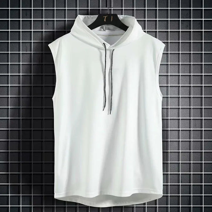 HARRINGTON OXFORD | SLEEVELESS HOODIE FOR MEN