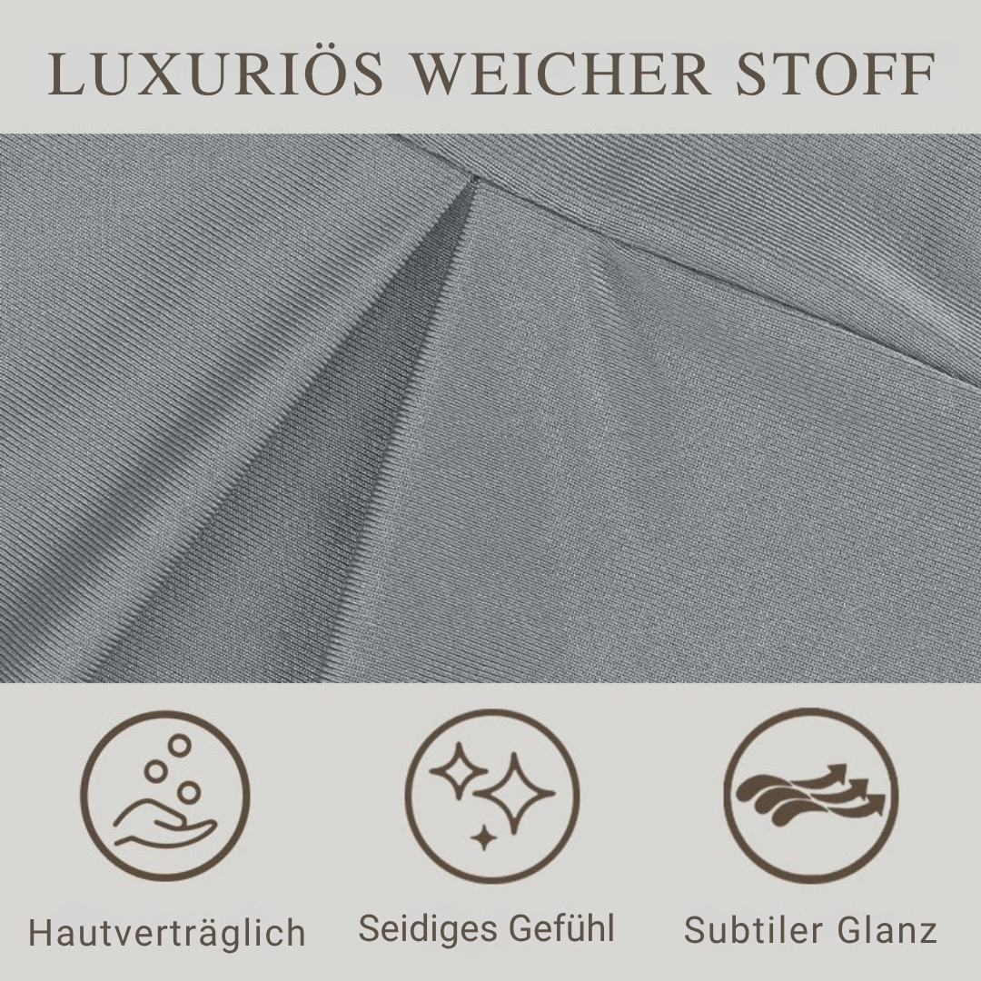 Greicy Set of Flowing Top and Wide-Leg Pants, view 9 - Elena Harper