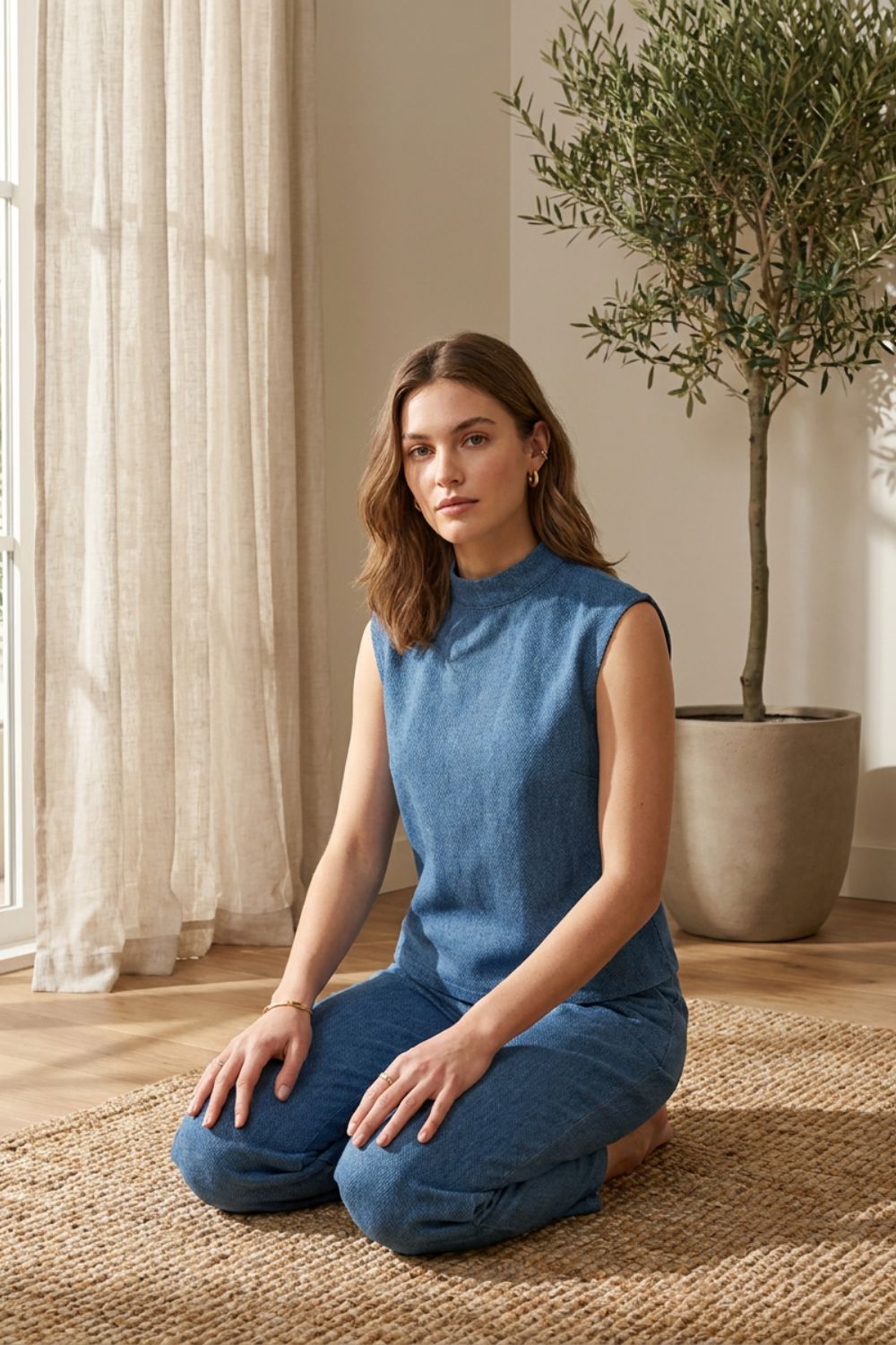 Women's Twin Set | Top and Wide-Leg