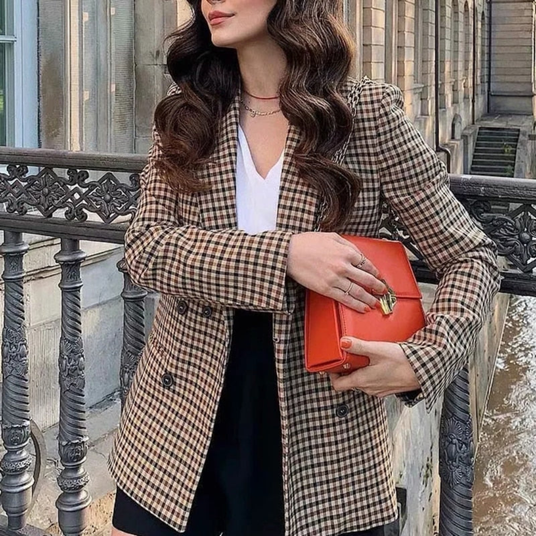Women's Long Sleeve Blazer - Chic and Modern