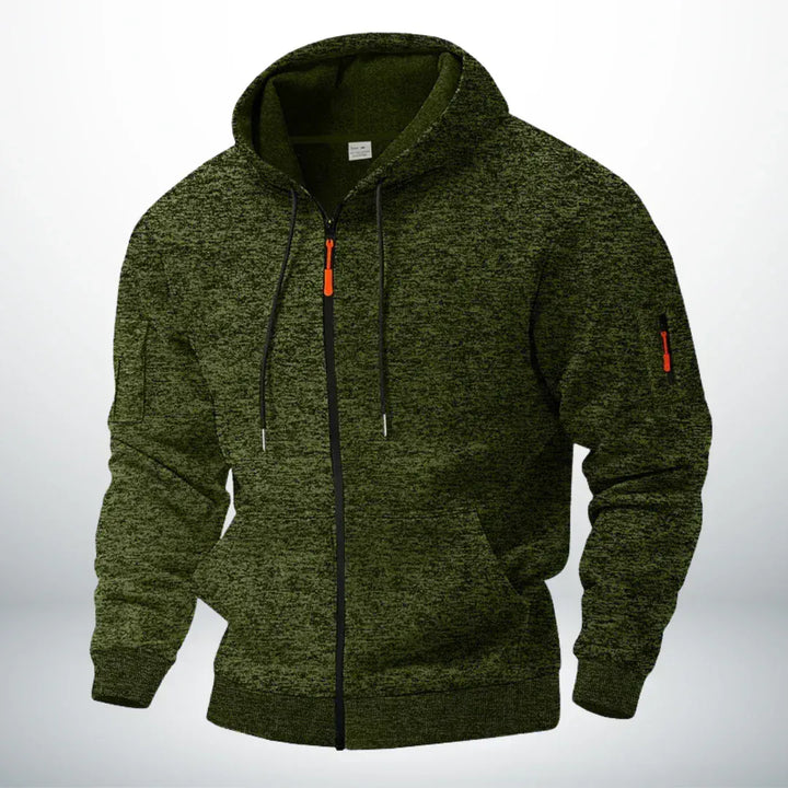LAURENT MONACO | THICK ZIP-UP HOODIE FOR MEN