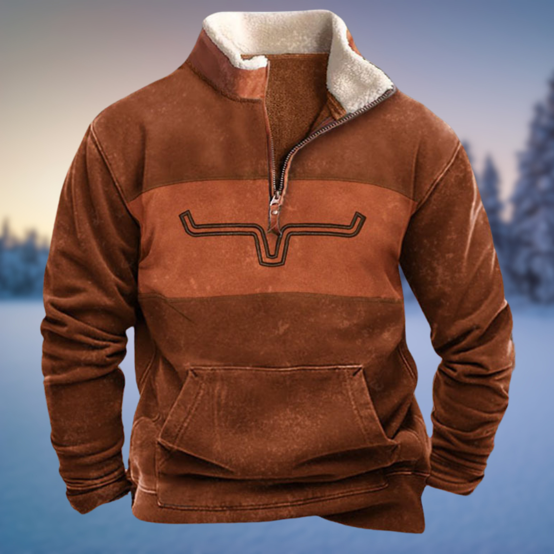 Emil | Men's Casual Winter Sweater with Half-Zip