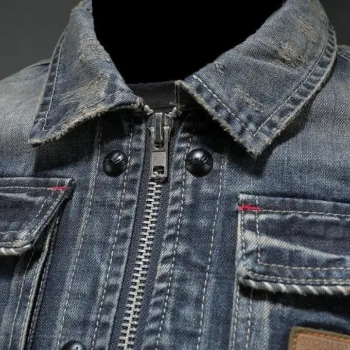 Albert / Classic Denim Jacket, view 4 - Elena Harper