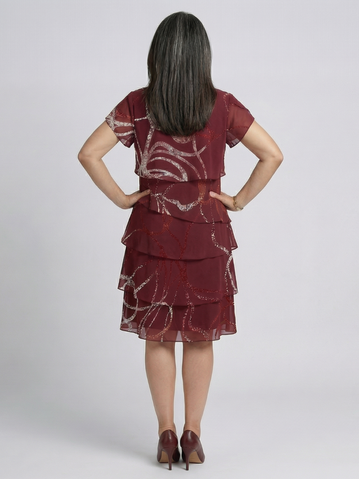 Alani™  |  Abstract Knee Length Dress
