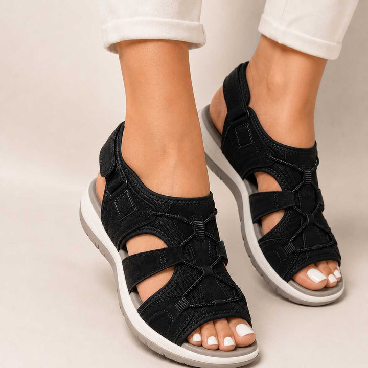 Orthopedic Shoes Women's Sandals Adjustable with Arch Support