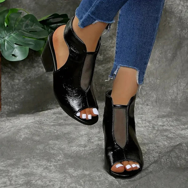Olin™ | Elegant Leather Heels