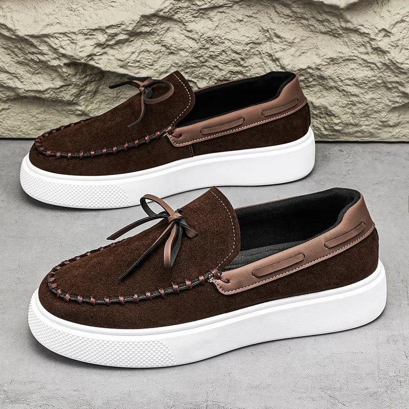 Lewas Elegant Suede Shoes, view 7 - Elena Harper