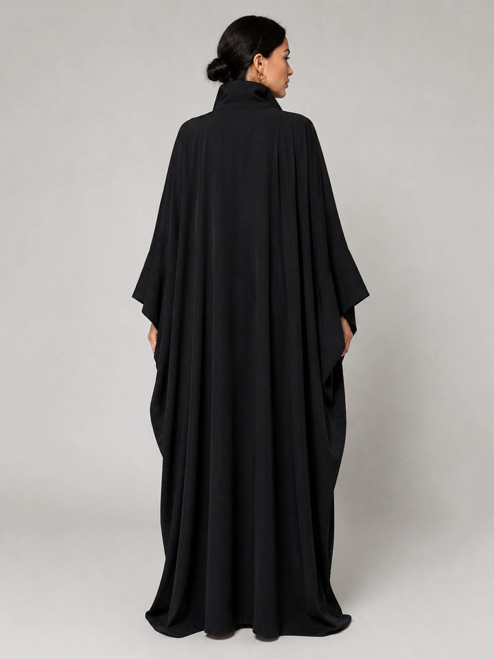 Oversized Draped Kaftan Maxi Dress, view 4 - Elena Harper