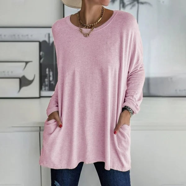Sabrina | Relaxed Pocket Knit Sweater
