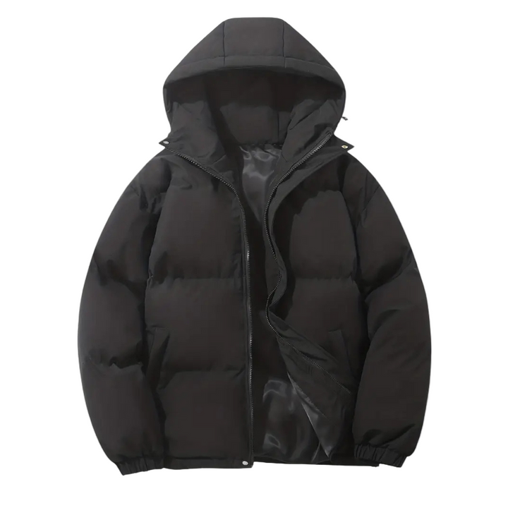 Men's Quilted Puffer Jacket with Hood – Elias