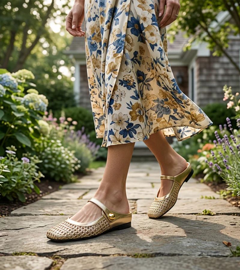 Mary-Jane | 100% Breathable Mules