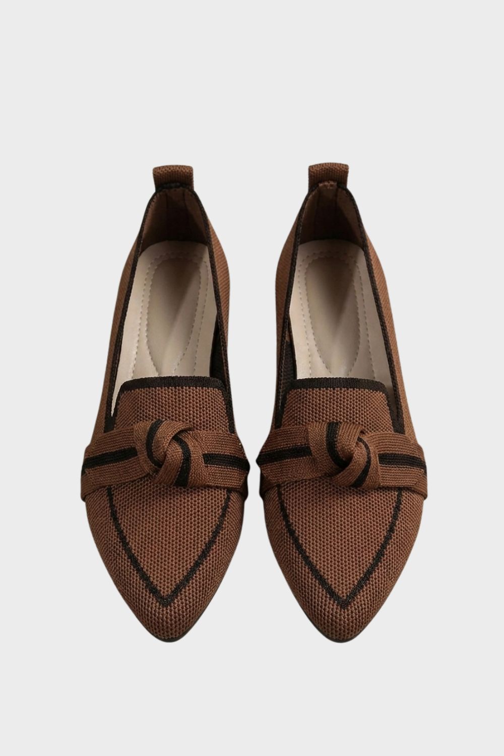 Women's Pointed Loafers | Knit