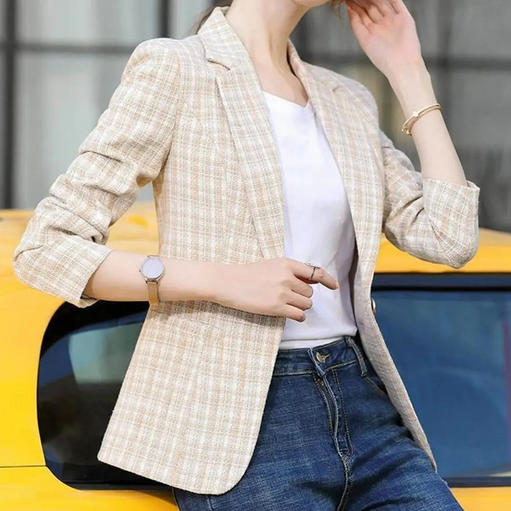 Anna | Women's Casual Blazer with Single-Button Design for the Office