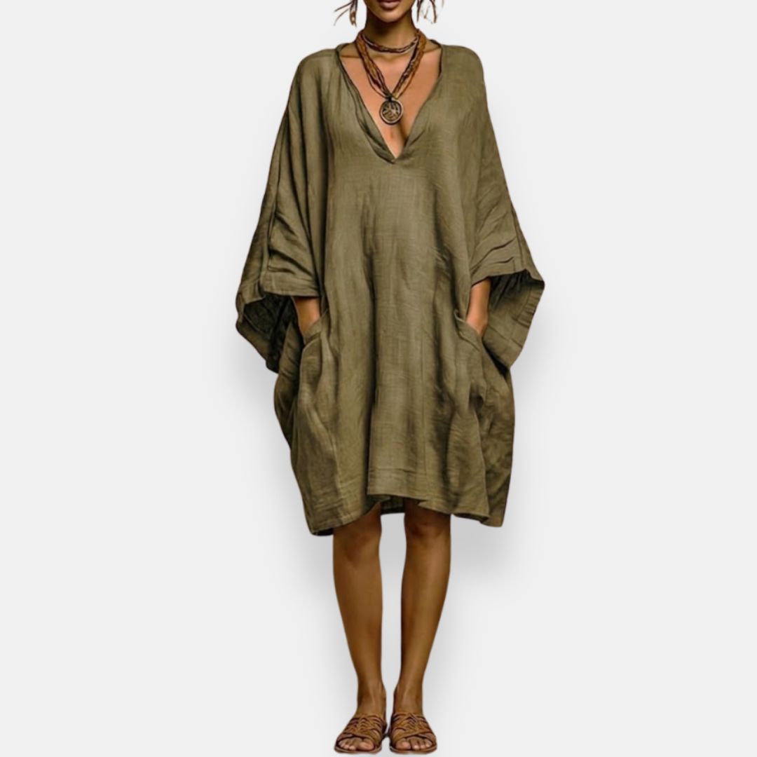 OVERSIZED BOHO DRESS FOR WOMEN