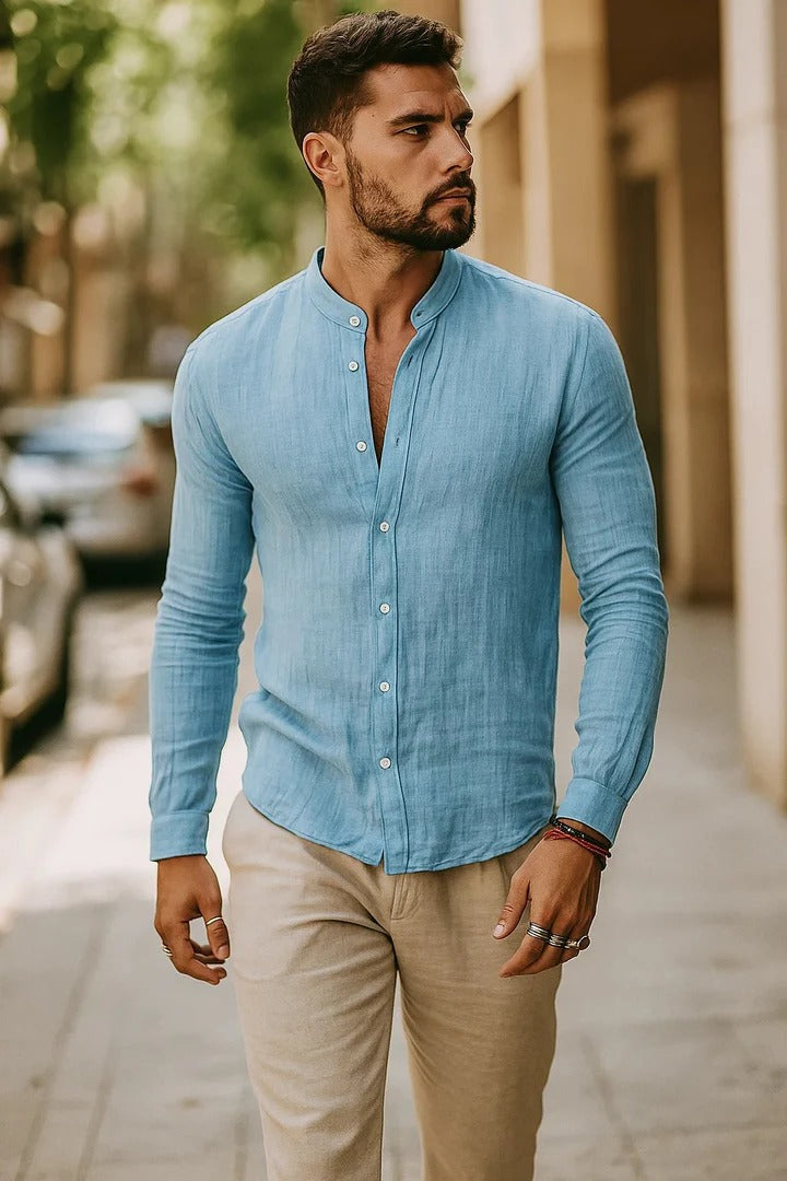 Blaese Casual Shirt with 3/4 Sleeves, view 3 - Elena Harper