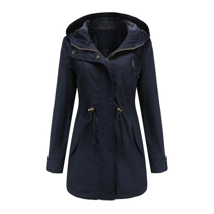 Lightweight and Casual Women's Windbreaker – Comfortable Hooded Jacket