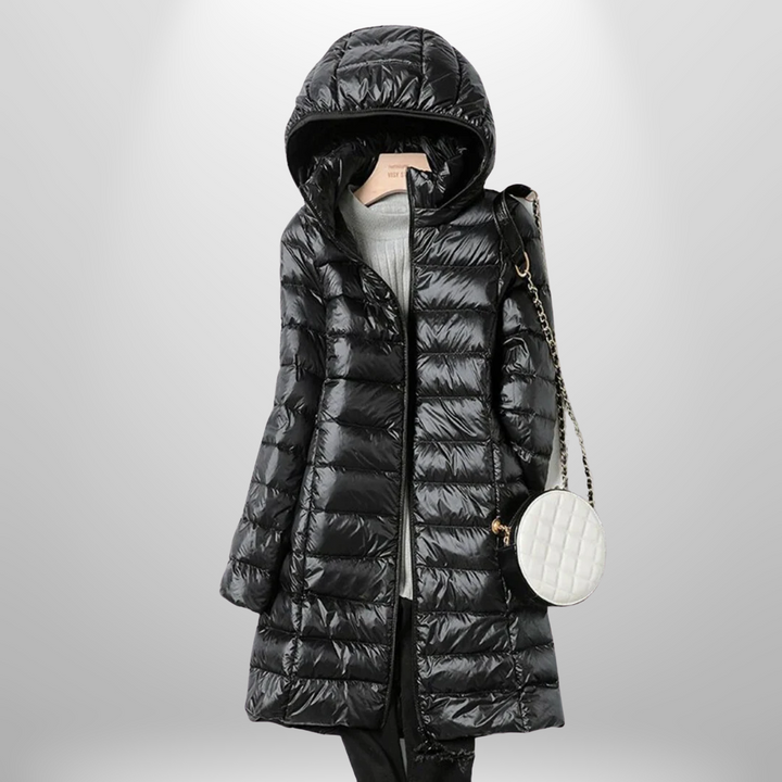 Barlyza Ultra-Light Down Jacket, view 2 - Elena Harper
