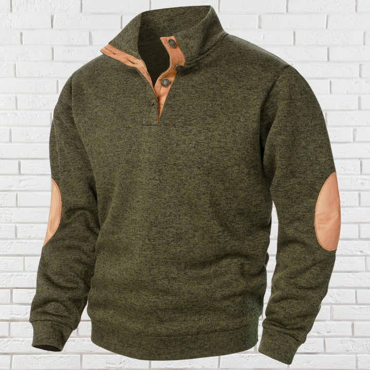 Harry Pullover with Stand-Up Collar, view 3 - Elena Harper