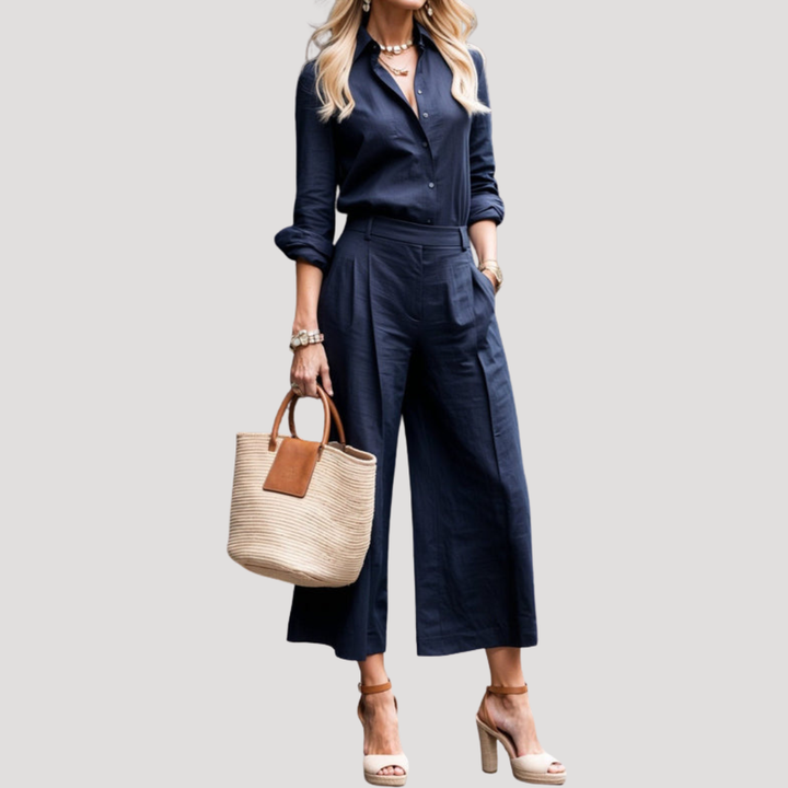 Summer Women's Chic Loose Fit Set