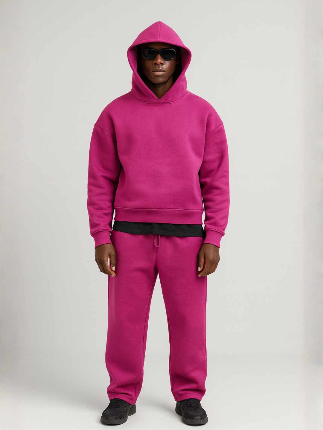 HARRINGTON OXFORD | OVERSIZED HOODIE JOGGER SET FOR MEN