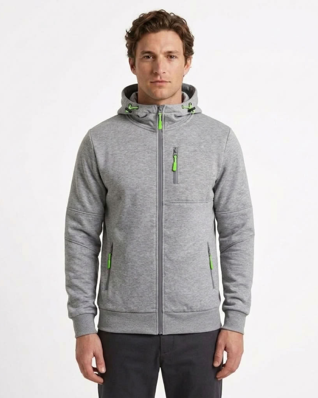 Fleece-Lined Hooded Sweatshirt