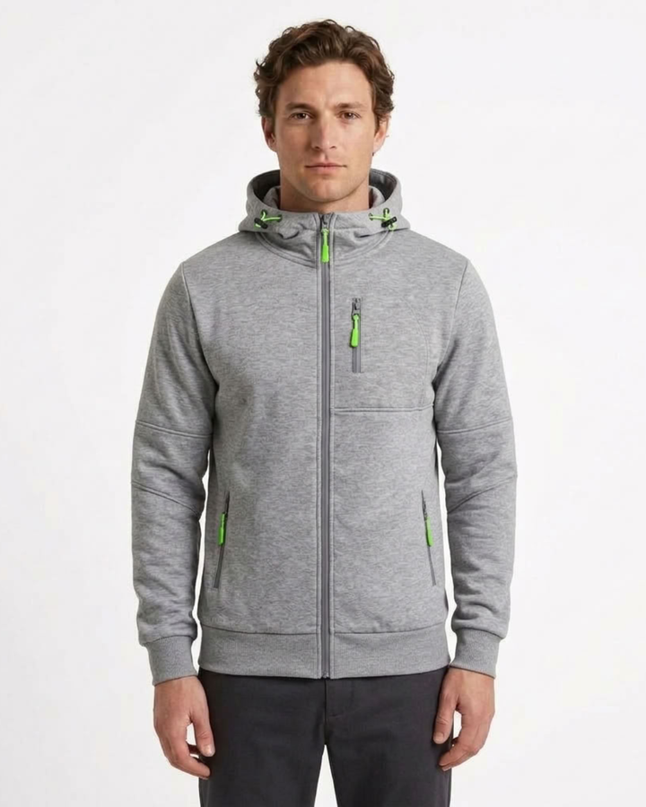 Fleece-Lined Hooded Sweatshirt