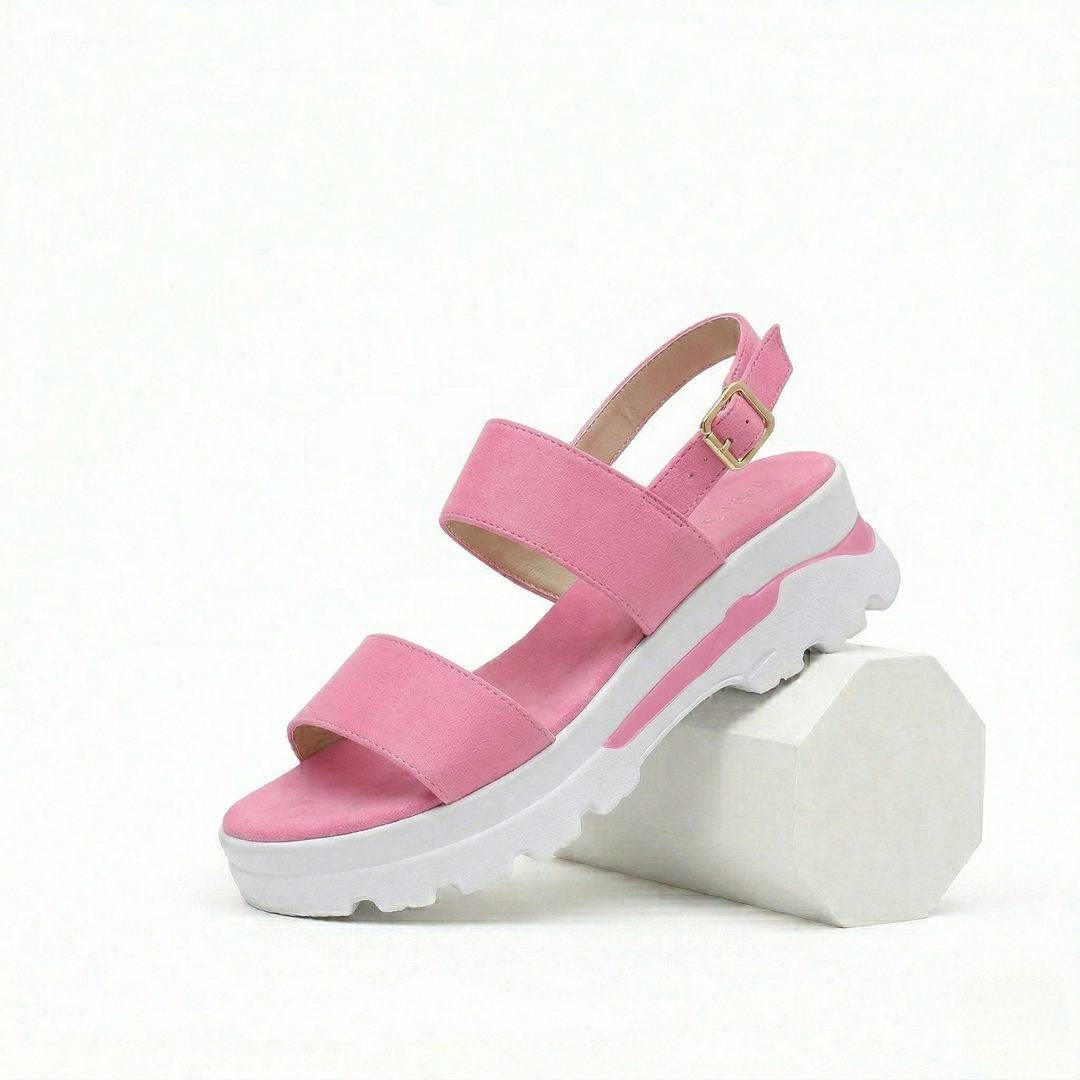 Women’s Slip On Platform Sandals Supportive Sole Daily Comfort