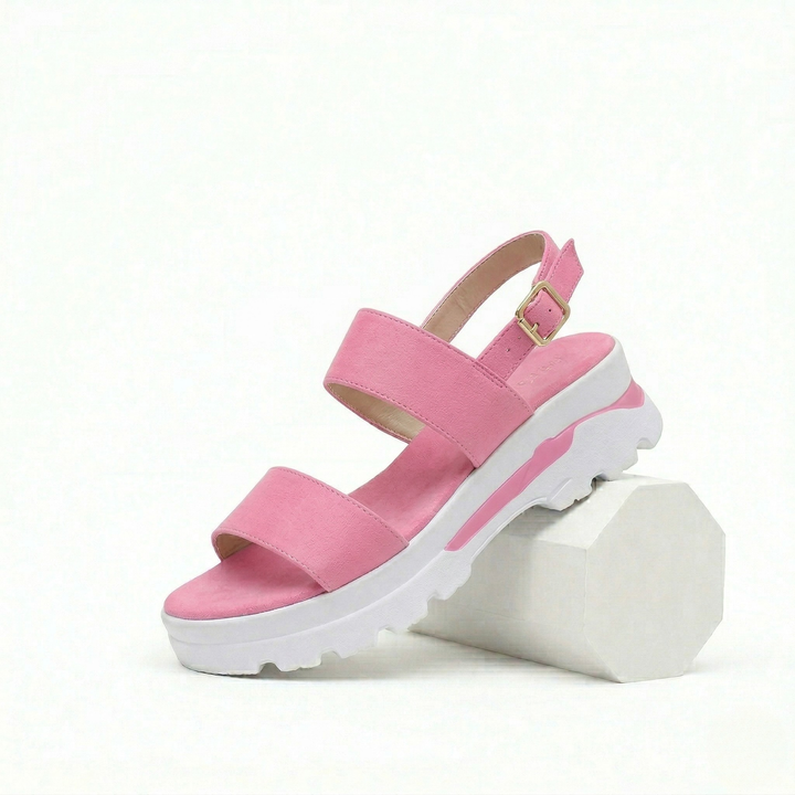 Women’s Slip On Platform Sandals Supportive Sole Daily Comfort