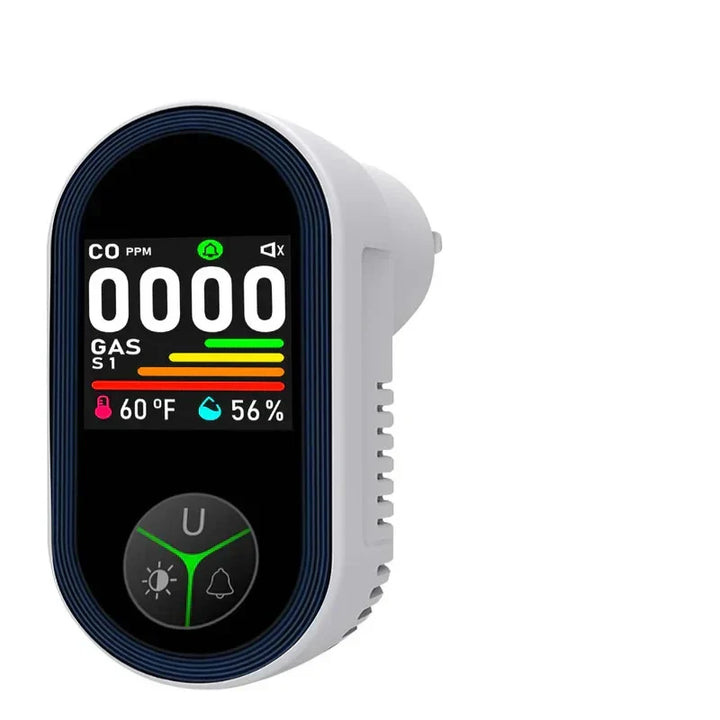 Carbon Monoxide Detector with Temperature and Humidity Display – CO Alarm with LCD Screen