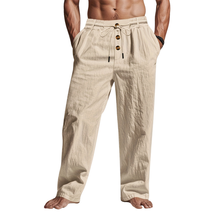 Christopher Comfortable Drawstring Pants for Style & Versatility, view 3 - Elena Harper