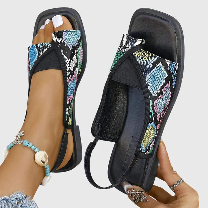 Coralina | Orthopaedic sandals with strap and flat sole