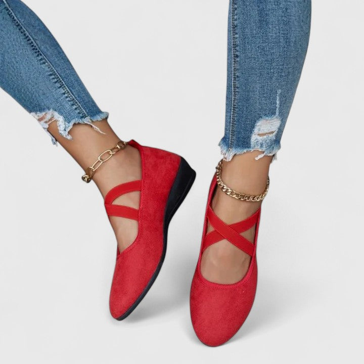 Carlotta | Ballerina with Crossed Straps