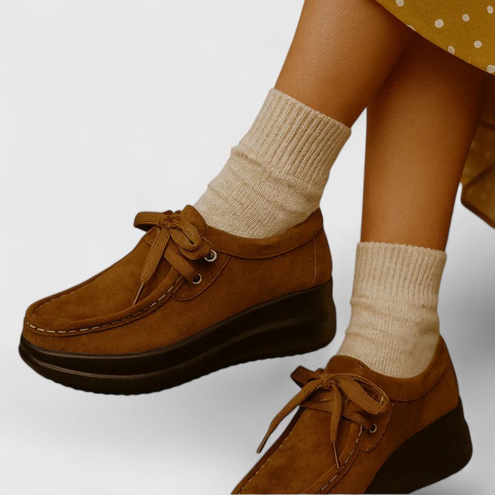 PERRIE – PLATFORM MOCCASIN SHOE