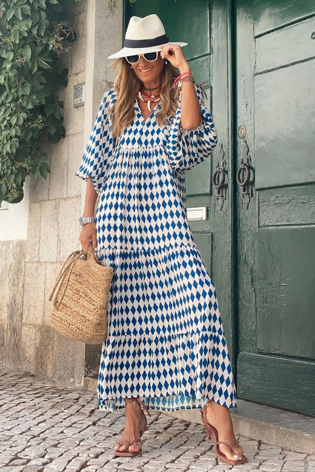 Vanessa™  |  Long Maxi Dress Print