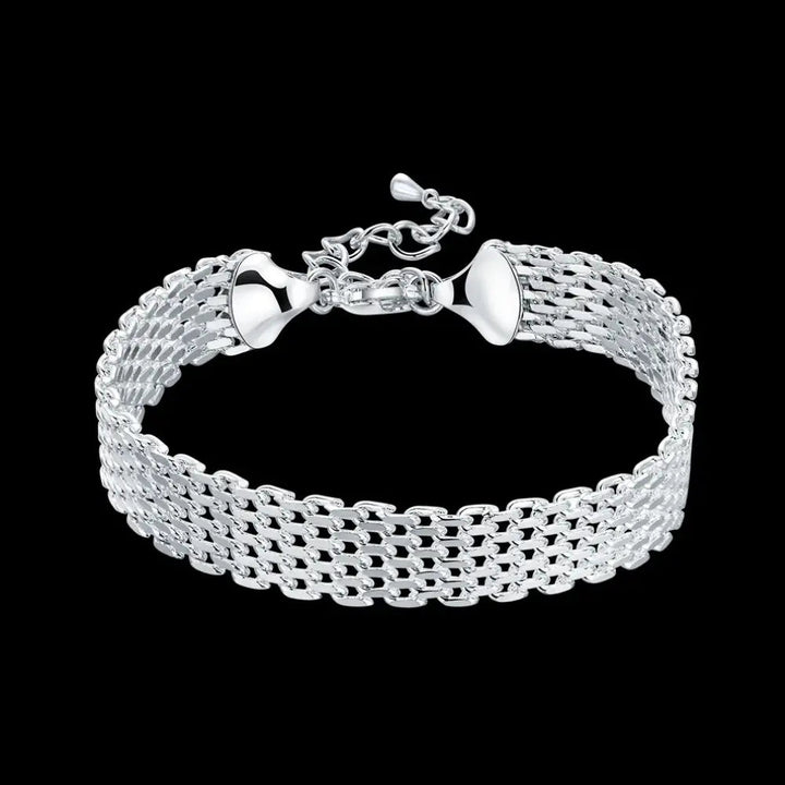 Women's 925 Sterling Silver Chain Bracelet - 5 Styles