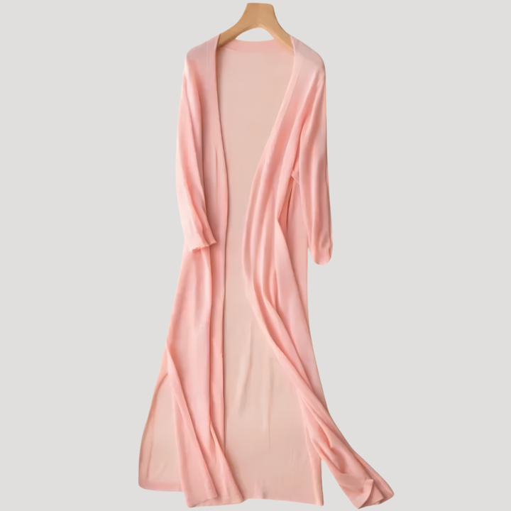 Long Open Front Cardigan for Women