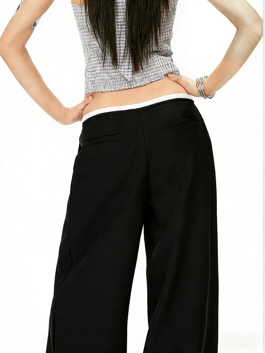 Effortless Pleated Wide Leg Trousers